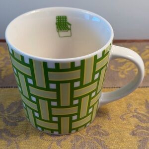 Starbucks Mug 2006 Lawn Chair Series Green Yellow 16 OZ